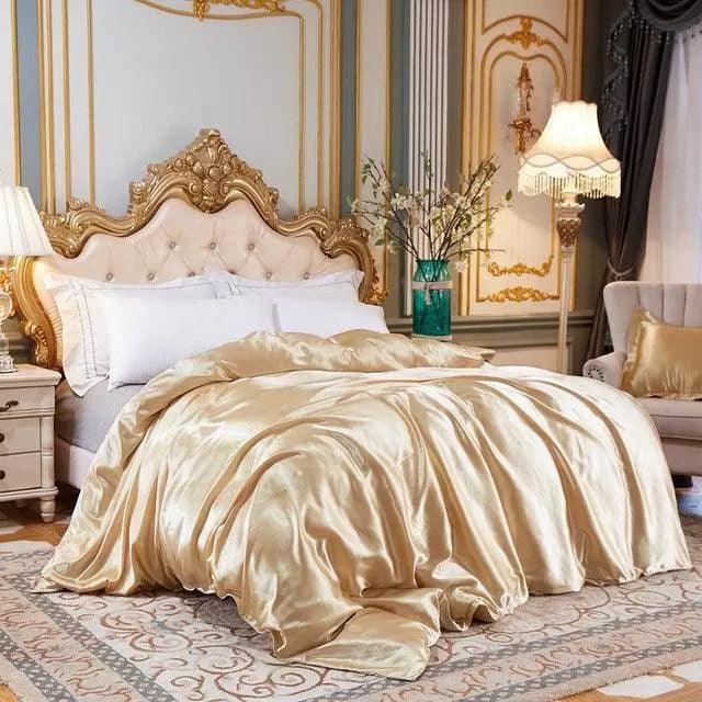 Conjunto de Roupas de Cama de Cetim Funnry™ - 4 unidades SUPER SOFT