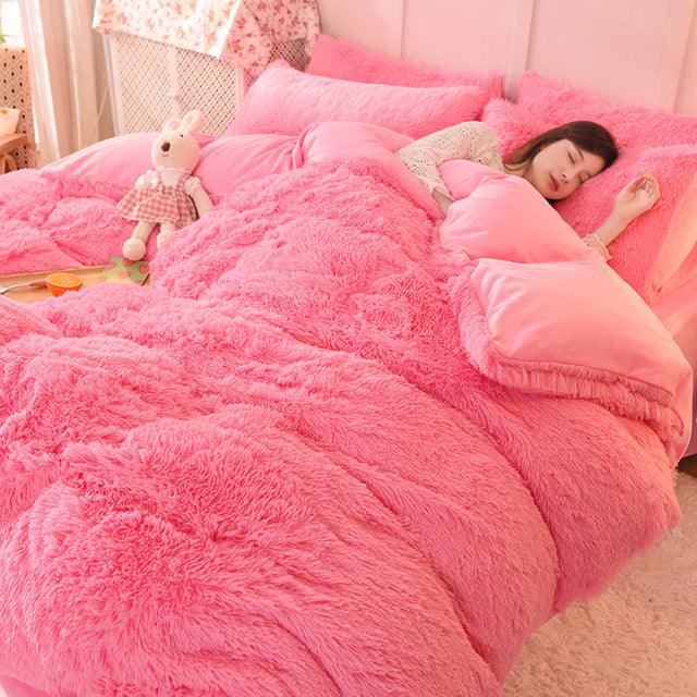 Roupas de Cama em Pelúcia Enjoy Life™ - Ultra Confort com 4 Peças